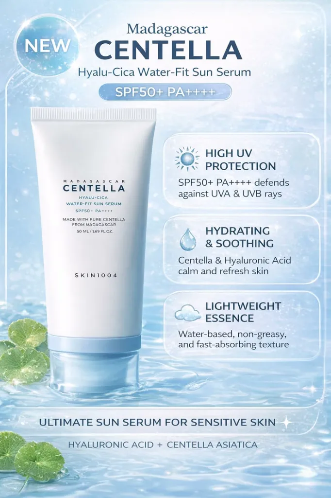 Skin1004 Madagascar Centella Hyalu-Cica Water-Fit Sun Serum.webp