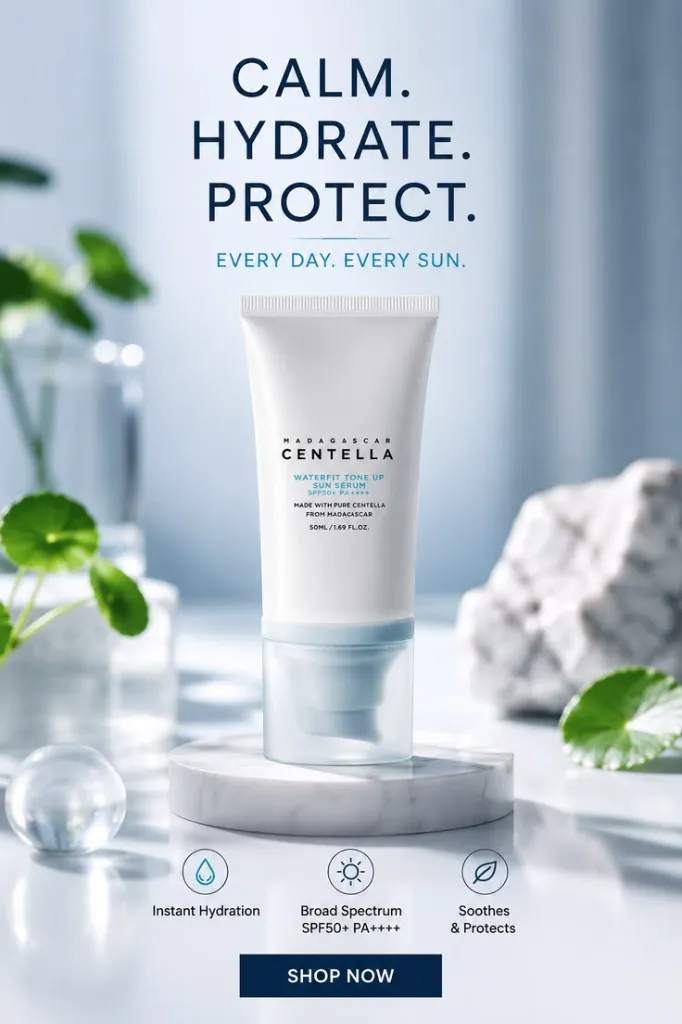 SPF50+ Sunscreen 🌿 Centella Sunblock for Daily UV Protection.webp