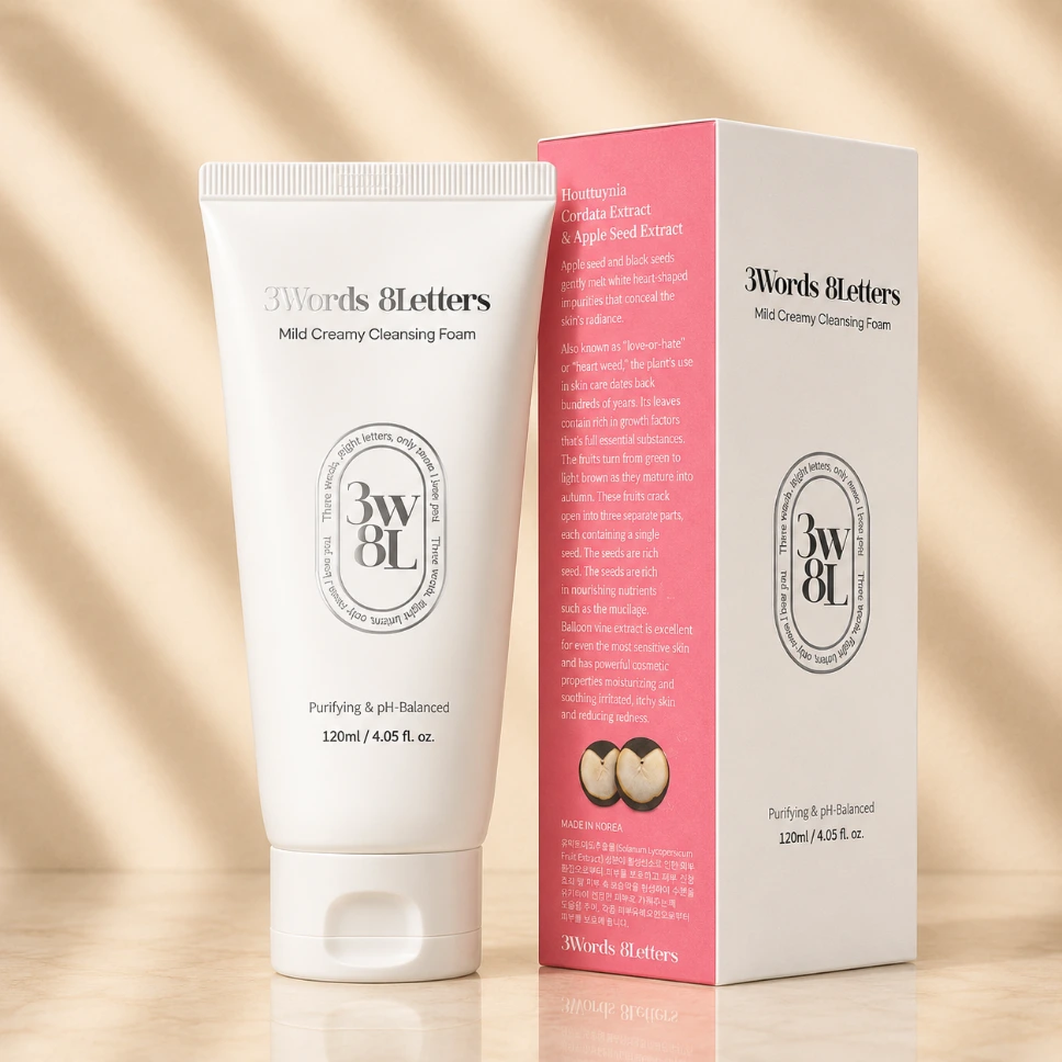 [3W8L22001] [3W8L] Mild Creamy Cleansing Foam / Espuma Limpadora 120ml