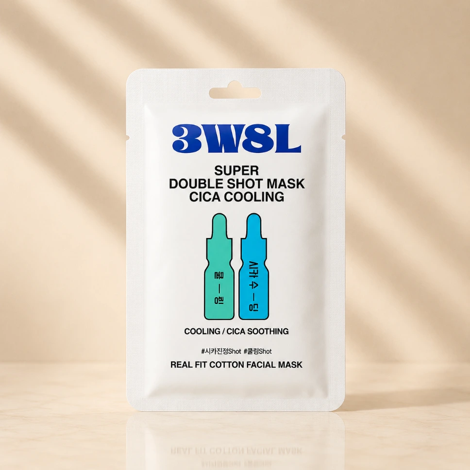 [3W8L24009] [3W8L] Mascarilla Refrescante y Suavizante con Cica