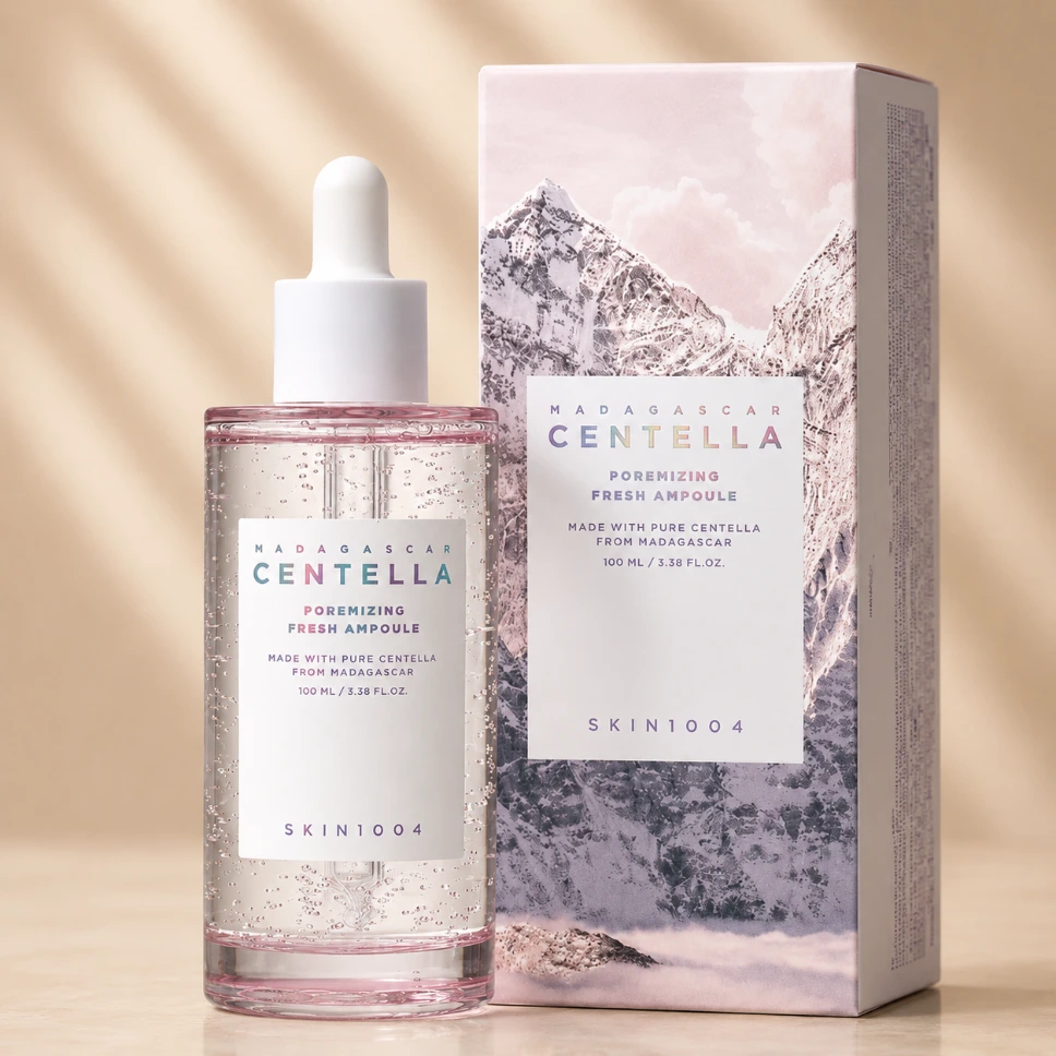 [KRSKA027] [SKIN1004] MADAGASCAR CENTELLA POREMIZING FRESH AMPOULE 100 ML