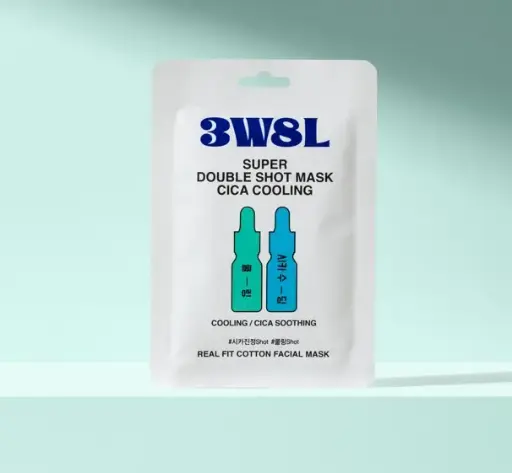 [3W8L] Mascarilla 2 shots  -Refrescante con Cica